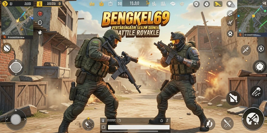 Tampilan gameplay BENGKEL69 yang intens dan kompetitif.