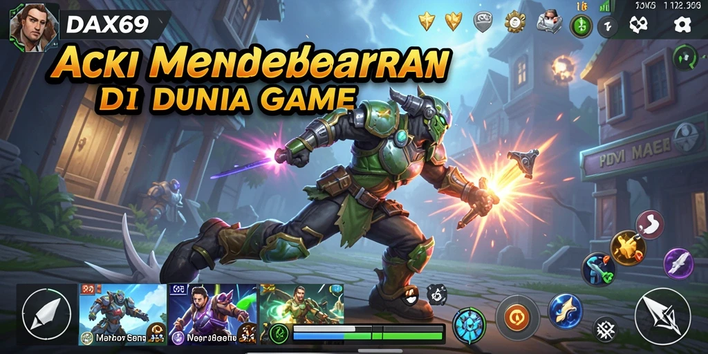 Tampilan gameplay DAX69 yang penuh aksi dan tantangan.