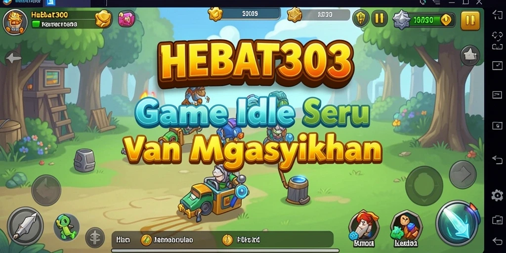 Screenshot HEBAT303 menampilkan gameplay Idle yang menyenangkan dan menarik.