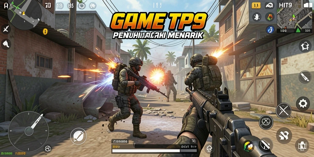 Tampilan gameplay seru dari HIT9 dengan aksi TPS yang menegangkan.