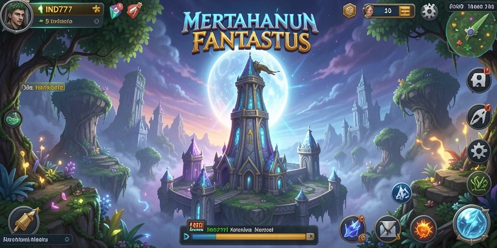 Tampilan gameplay IND777 yang menarik dan menantang dalam Tower Defense.