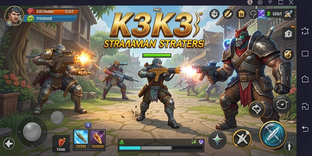 Tampilan gameplay K3K3 yang menegangkan dan seru.