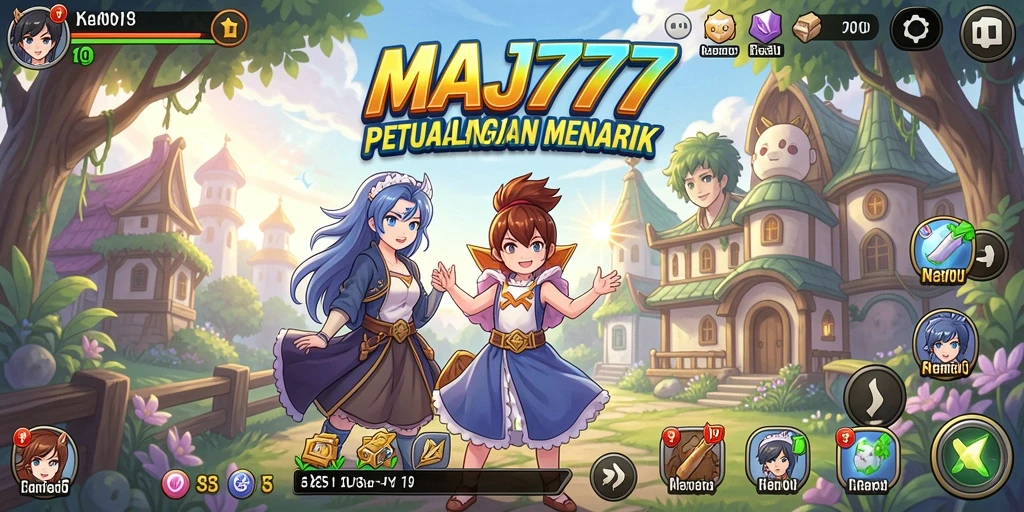 Tampilan gameplay MAJ777 yang epik dan memikat.