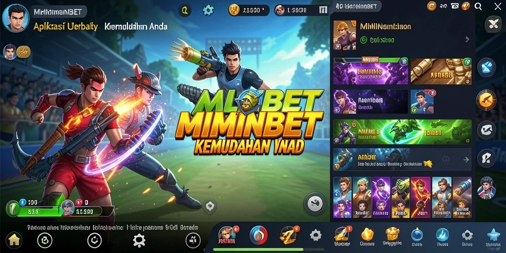 Tampilan antarmuka MIMINBET yang intuitif dan mudah digunakan.