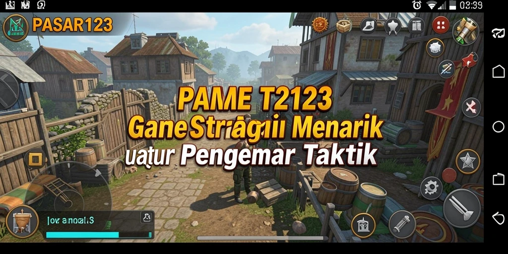 Tampilan gameplay strategis PASAR123 yang menarik dan menantang.