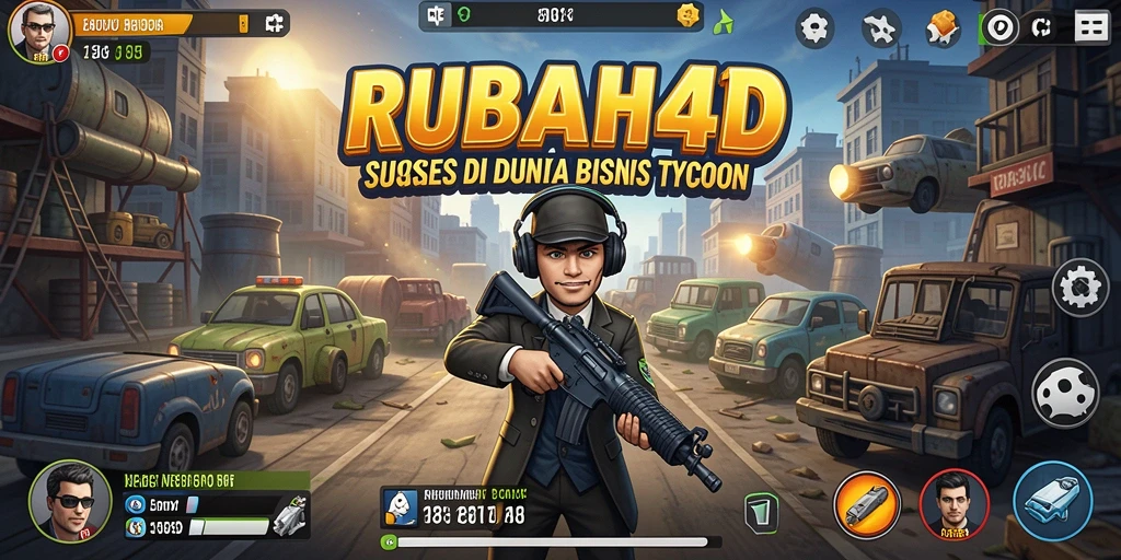 Tampilan gameplay Tycoon seru dan menantang dalam RUBAH4D.