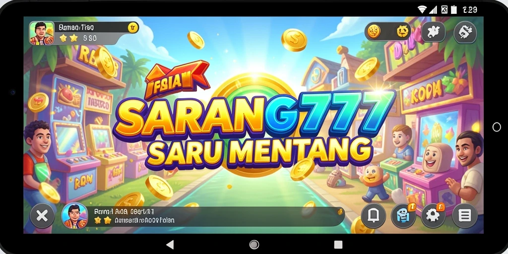 Screenshot menampilkan gameplay seru SARANG777 dengan berbagai tantangan menarik.