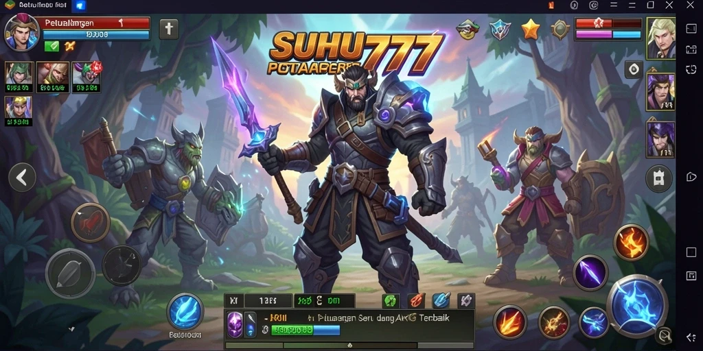 Screenshot utama menampilkan gameplay seru dalam SUHU777 ARPG.